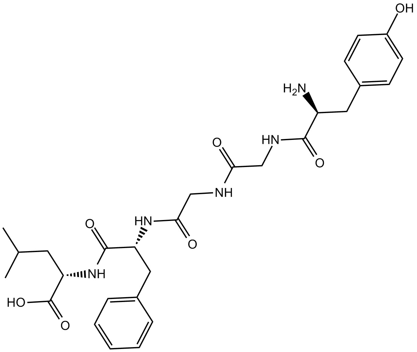 [Leu5]-Enkephalin Chemical Structure