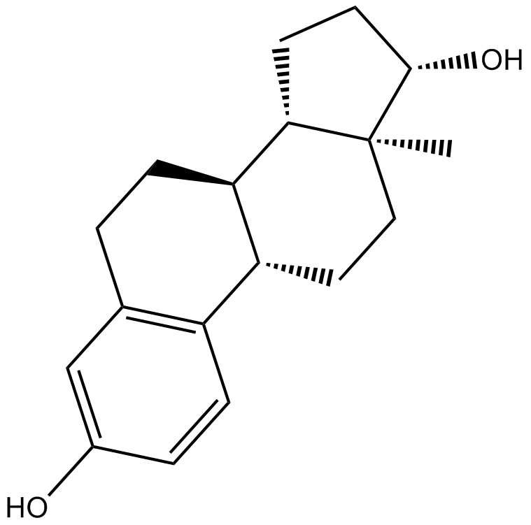 β-Estradiol Chemical Structure
