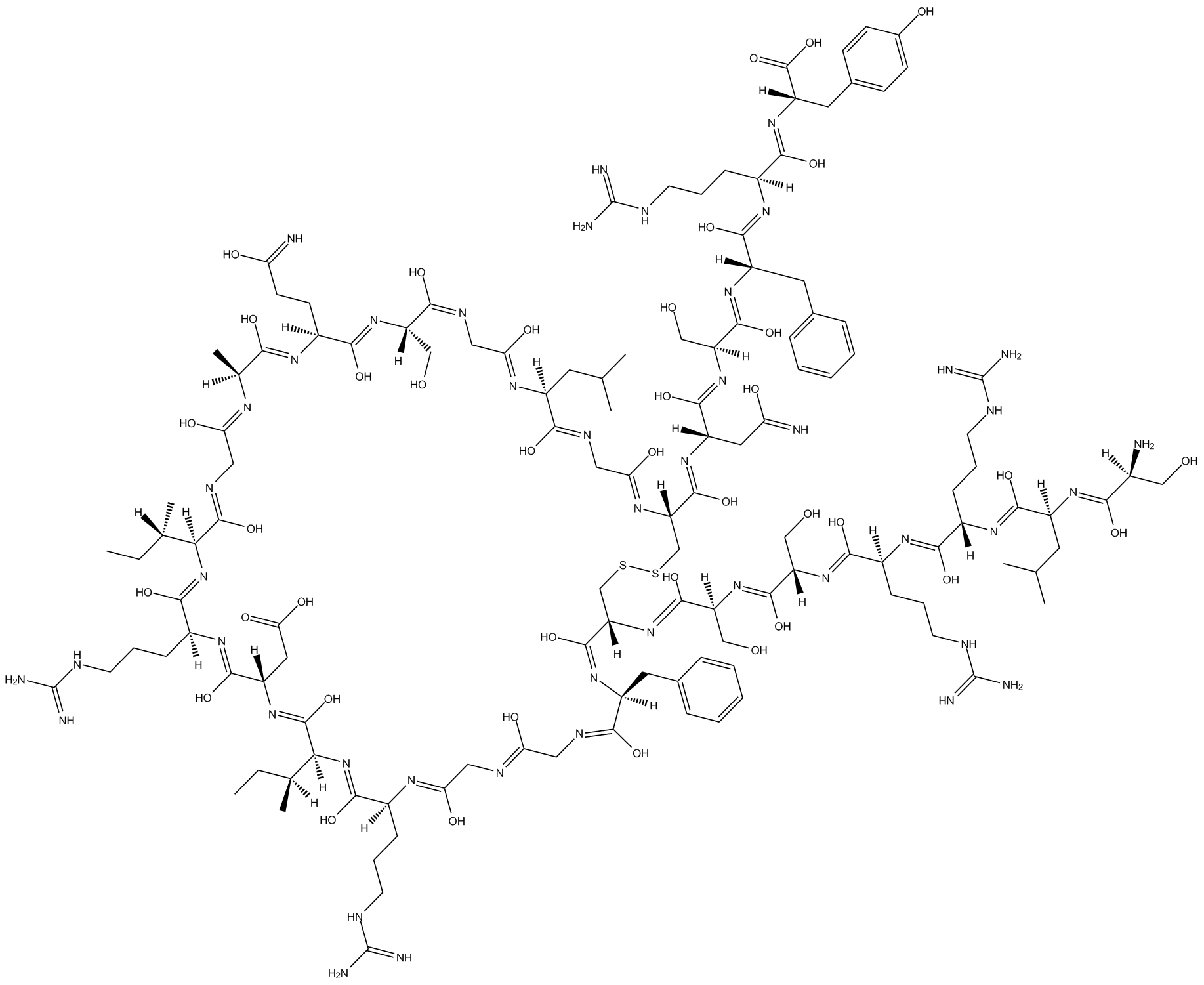 Atrial natriuretic factor (1-28) (rat) Chemical Structure
