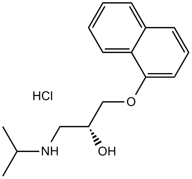 Propranolol HCl Chemical Structure