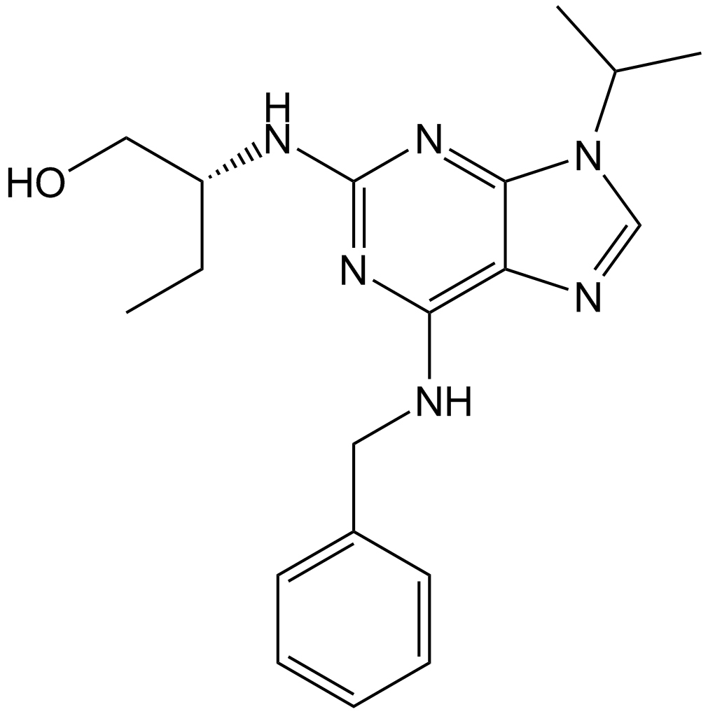 Roscovitine (Seliciclib,CYC202) Chemical Structure