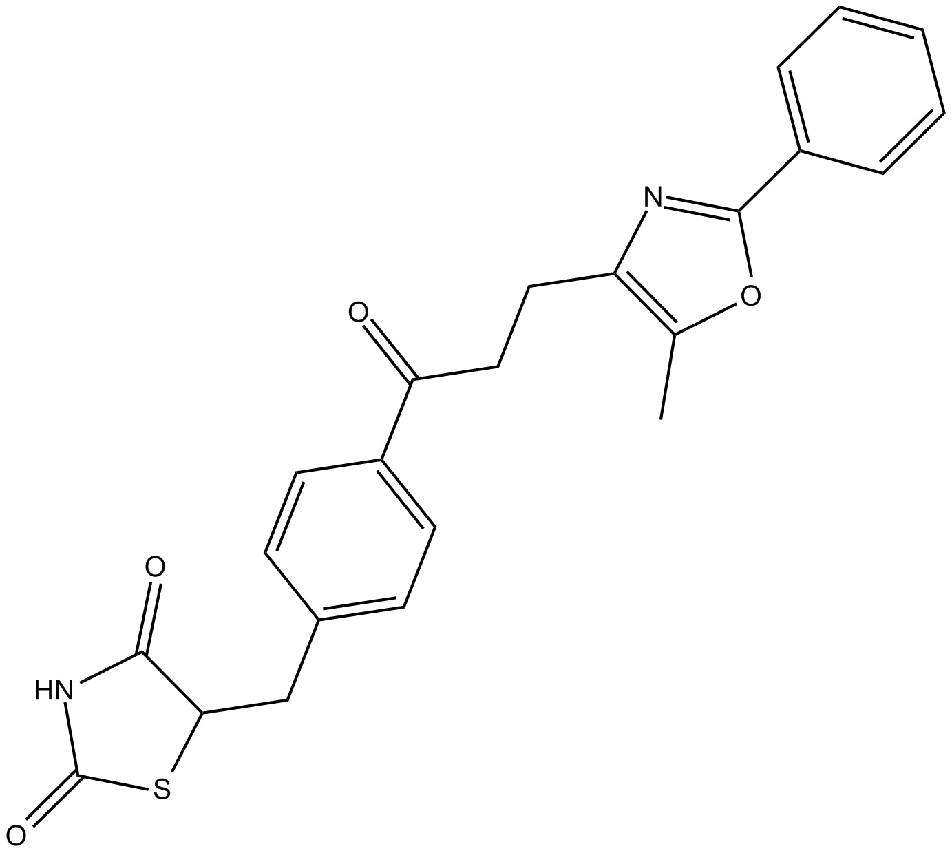Darglitazone Chemical Structure