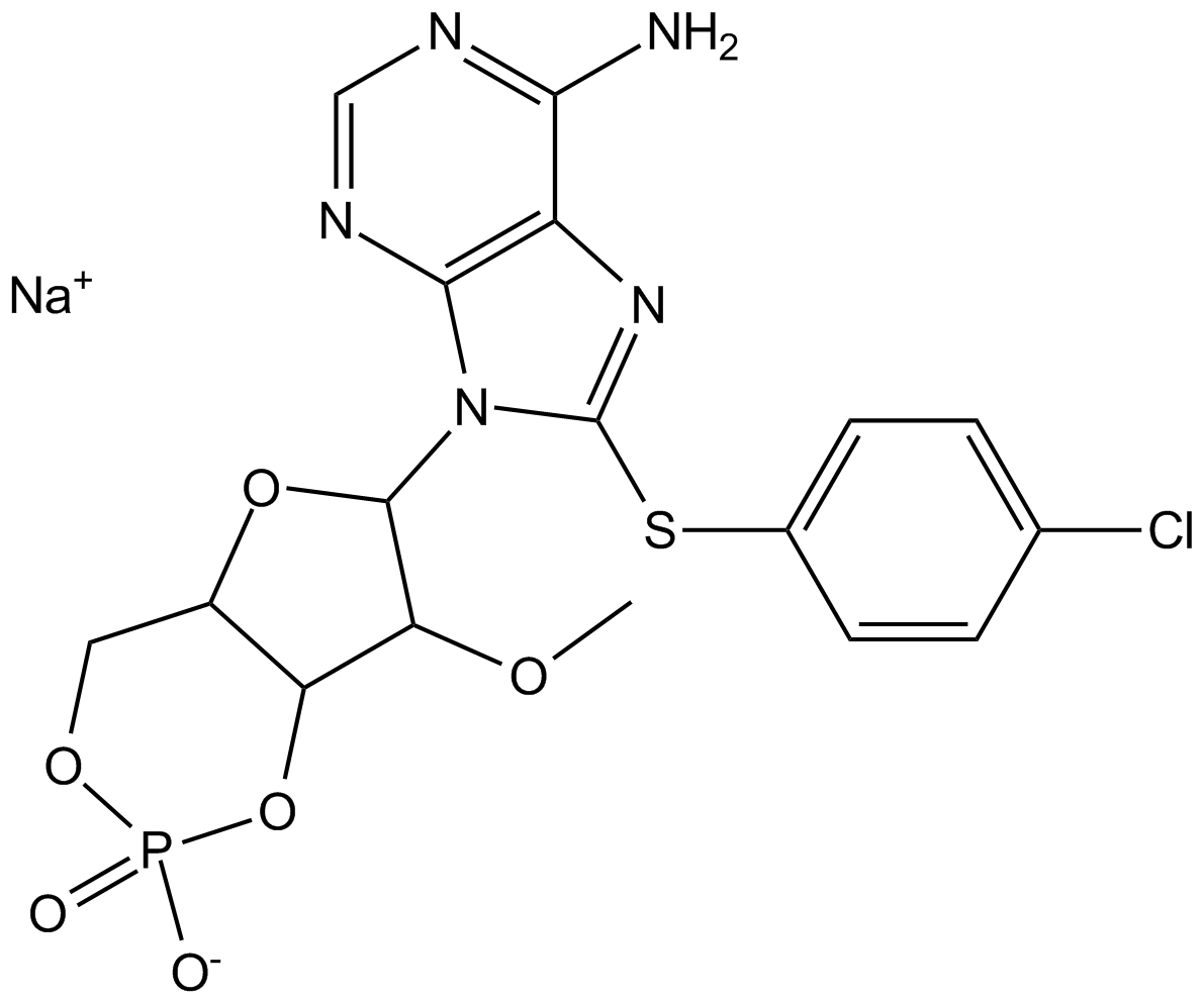 8-CPT-2Me-cAMP, sodium salt Chemical Structure