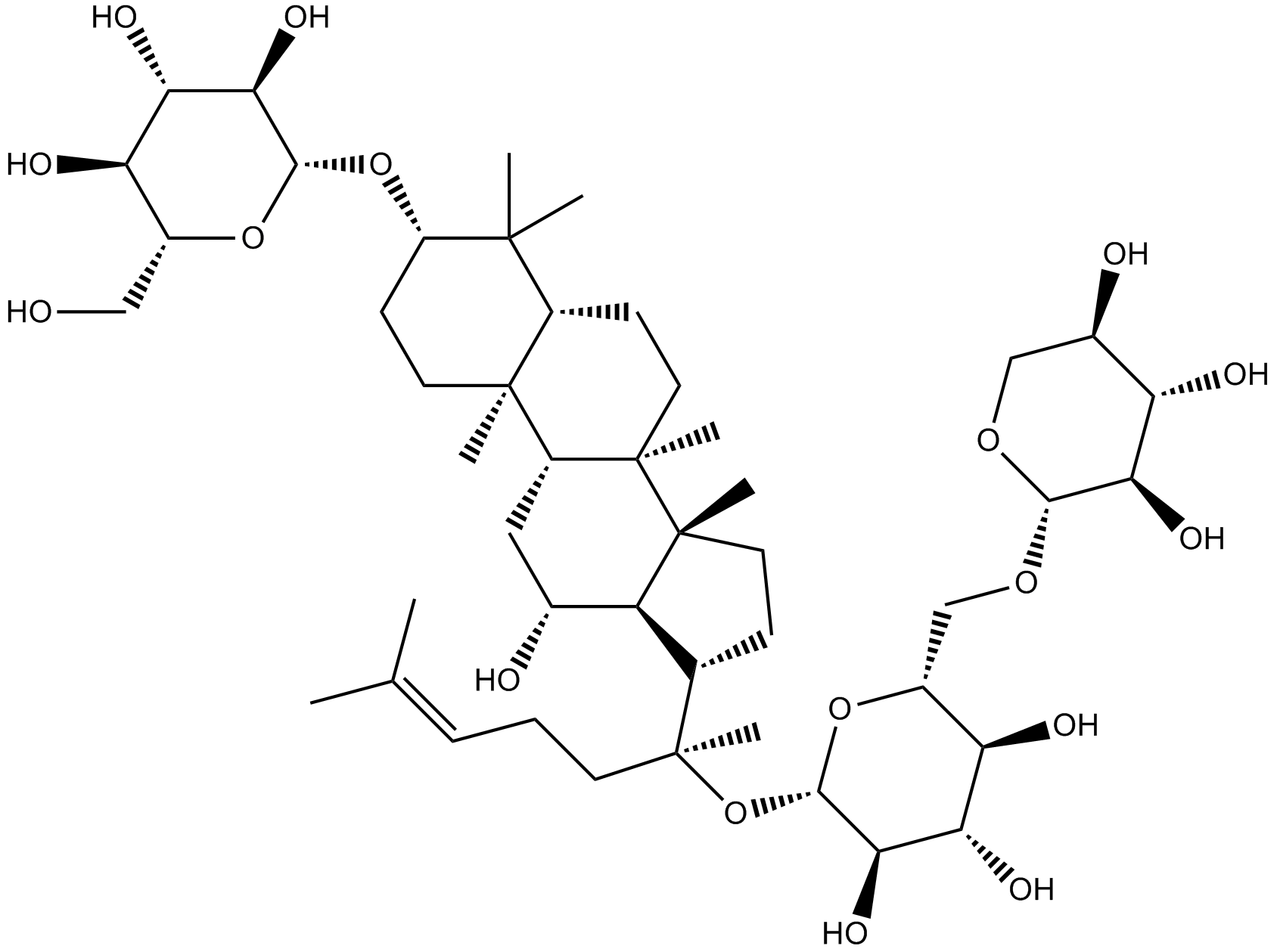 Gynostemma Extract Chemical Structure