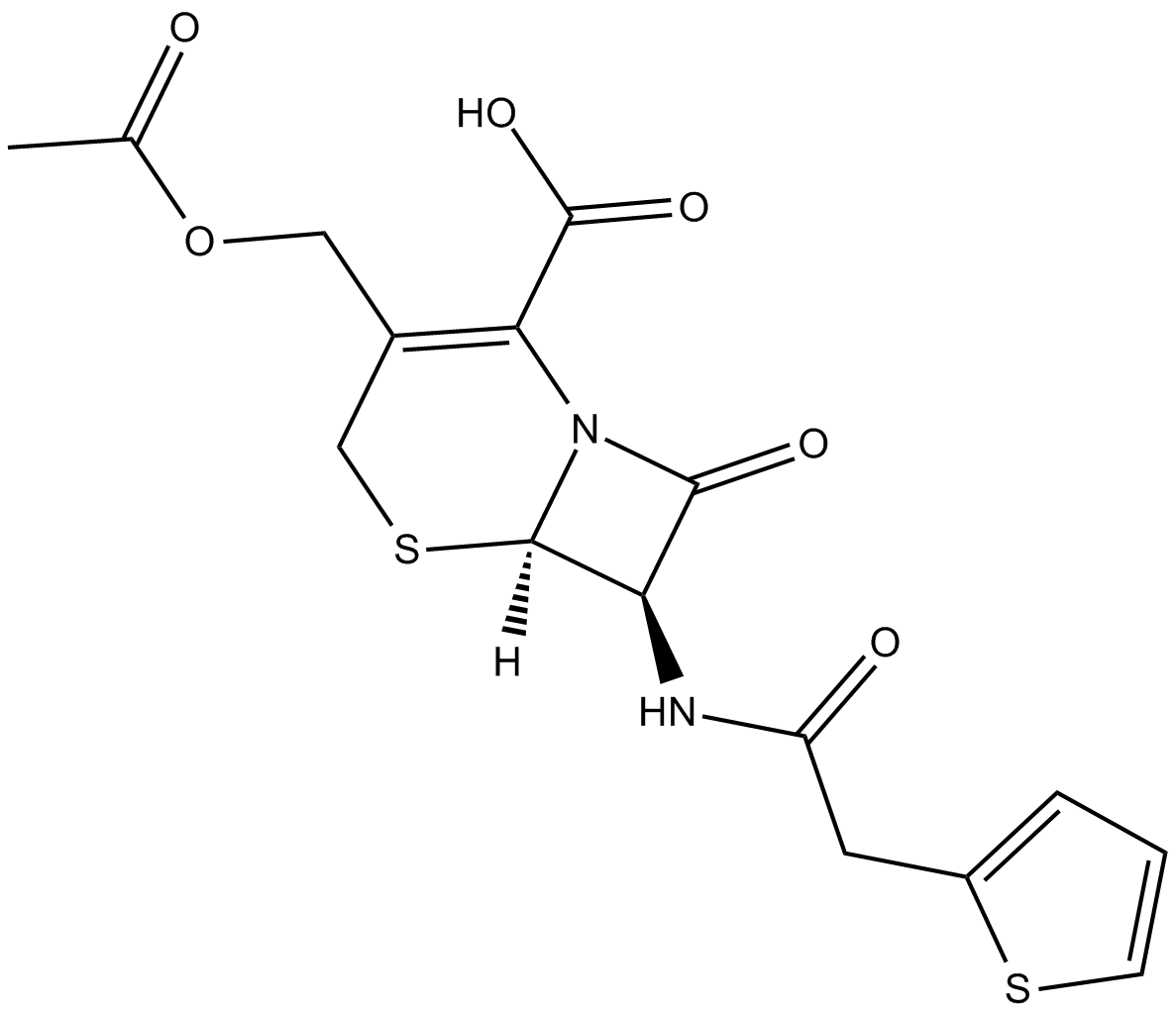 Cephalothin Chemical Structure