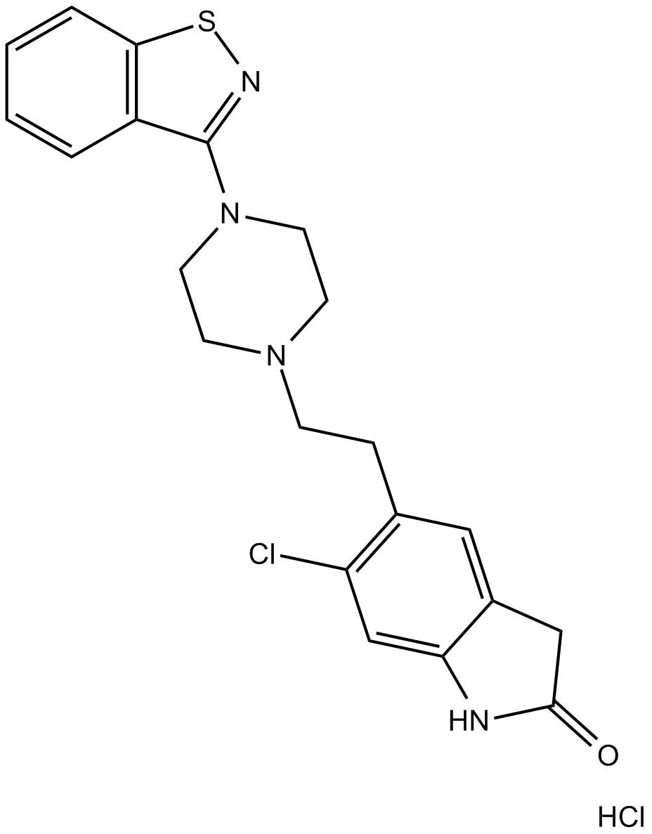 Ziprasidone HCl Chemical Structure