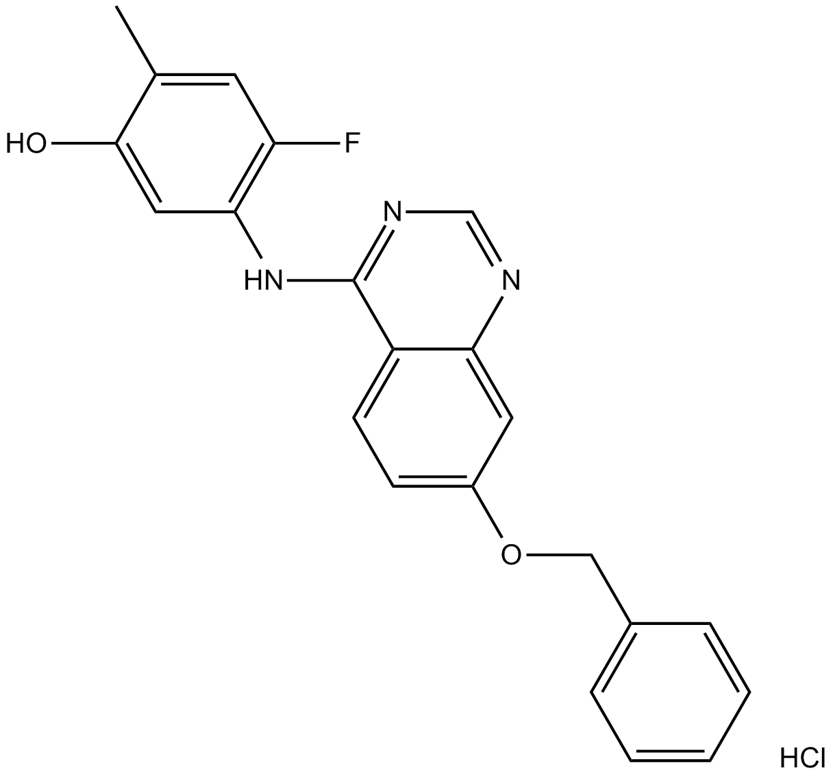 ZM 323881 HCl Chemical Structure