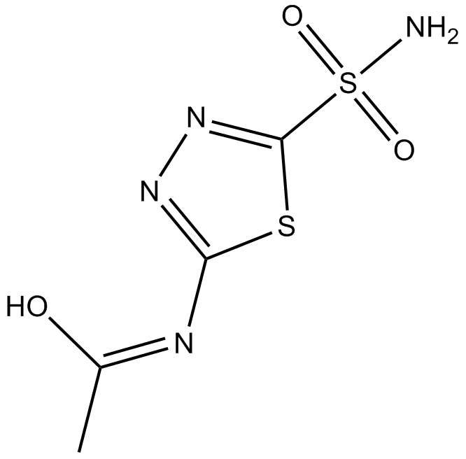 Acetazolamide Chemical Structure