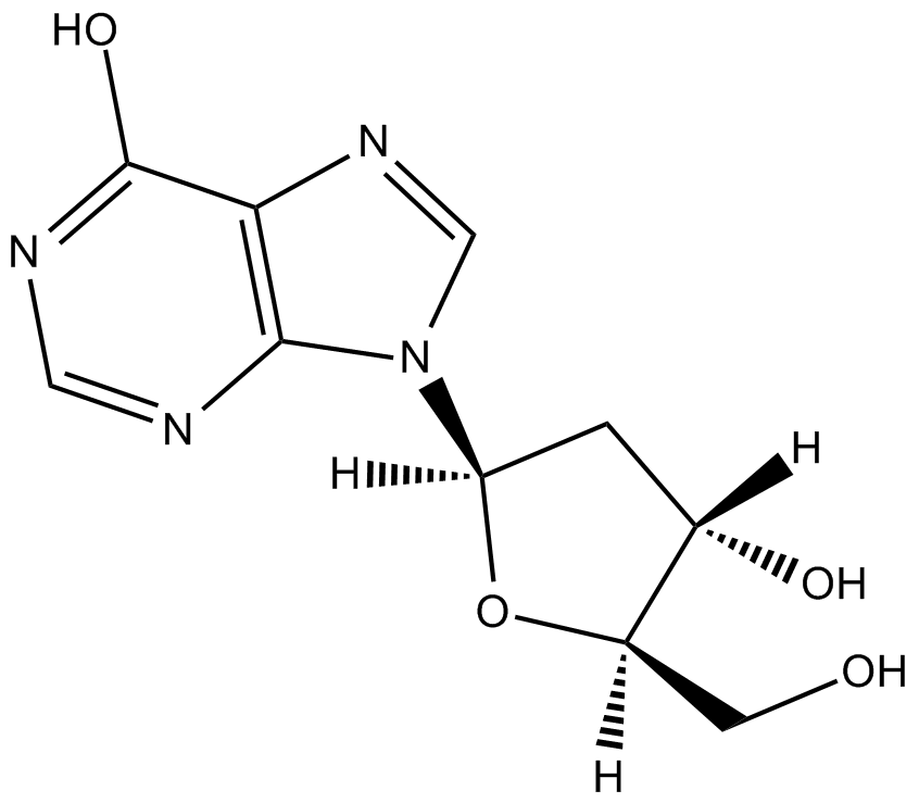 2-Deoxyinosine Chemical Structure