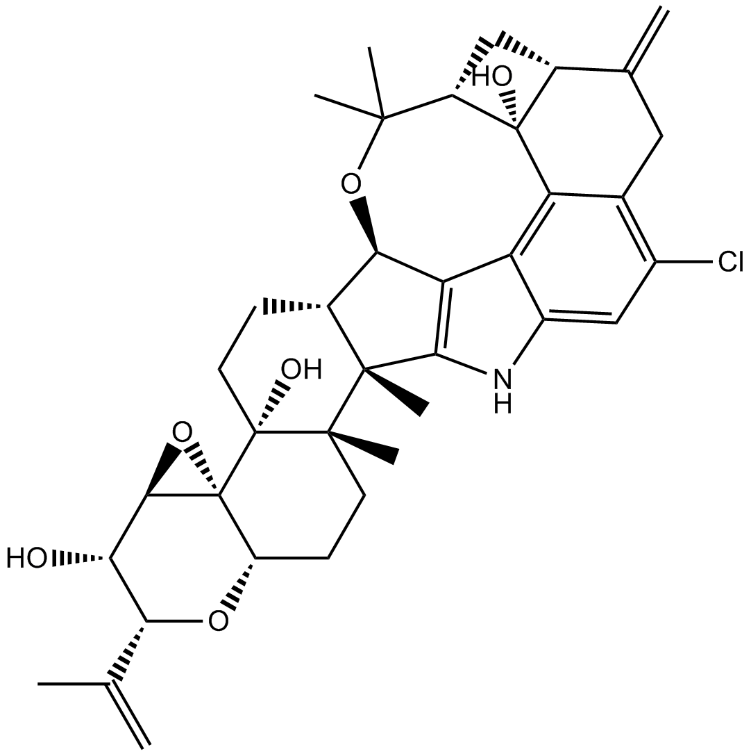 Penitrem A Chemical Structure