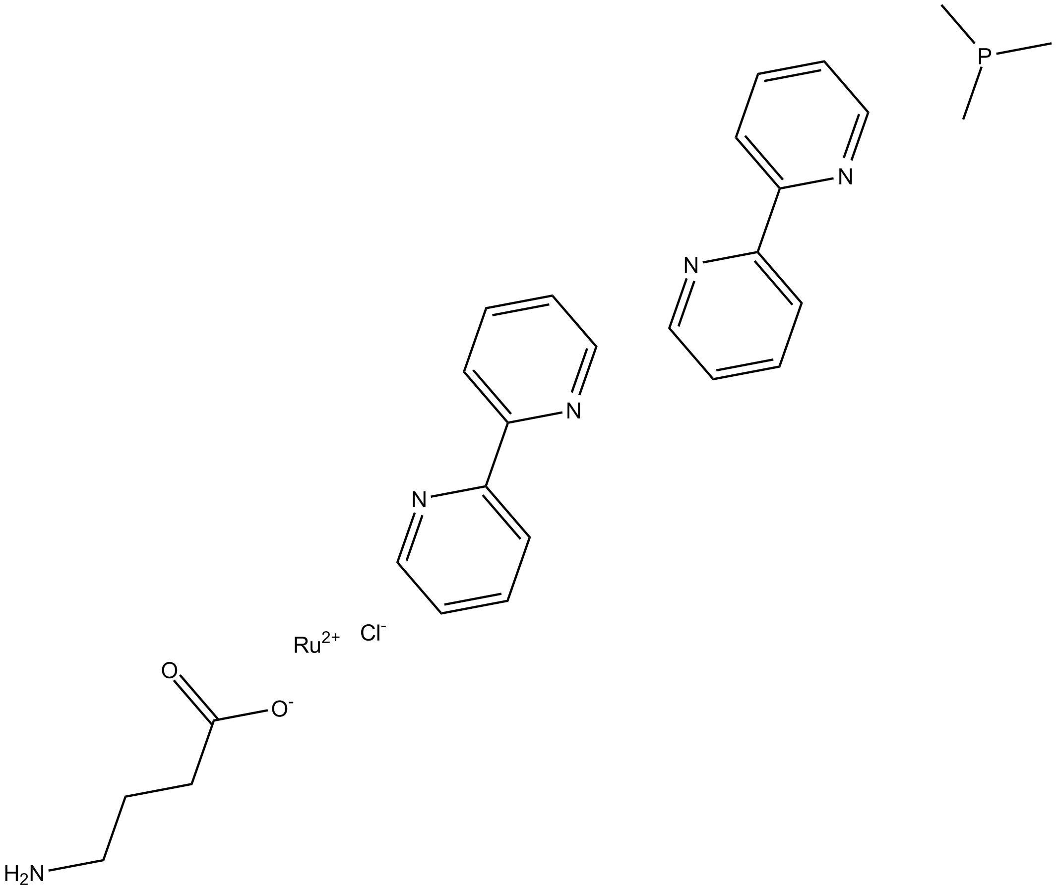 RuBi GABA trimethylphosphine Chemical Structure