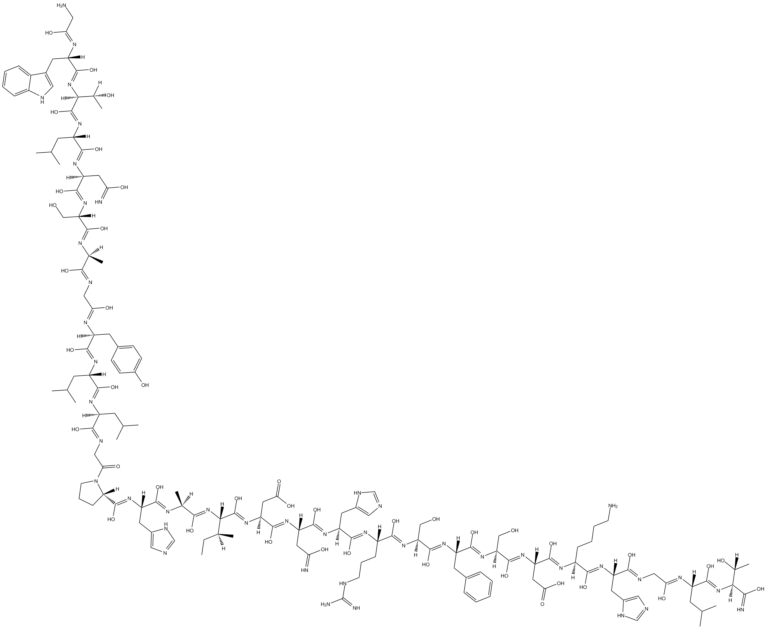 Galanin (1-29) (rat, mouse) Chemical Structure