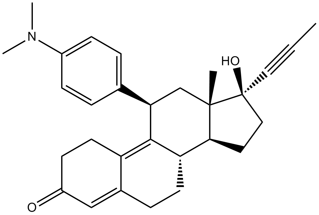 Mifepristone Chemical Structure
