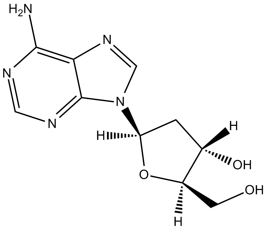 2-Deoxyadenosine Chemical Structure