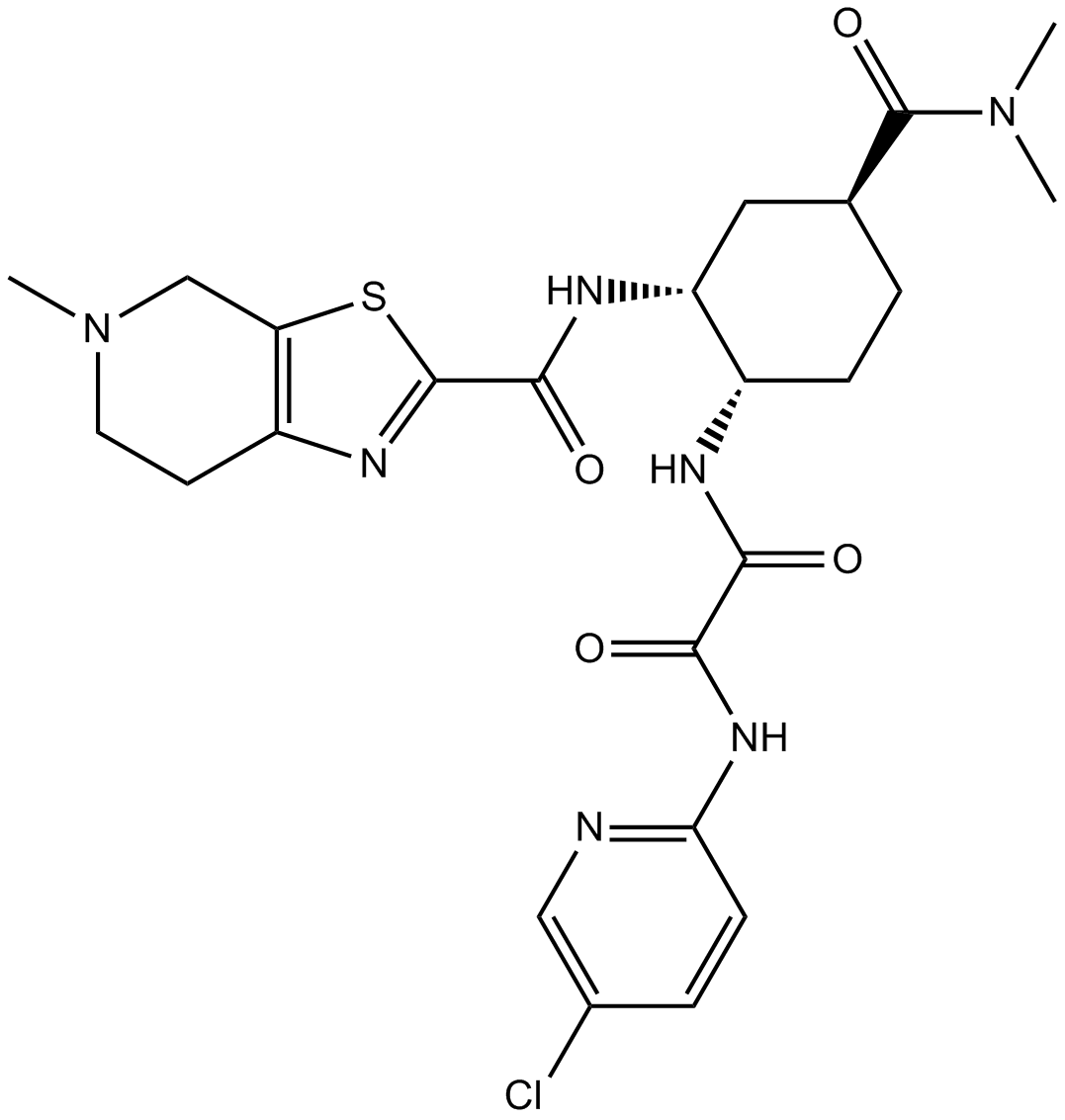 Edoxaban Chemical Structure