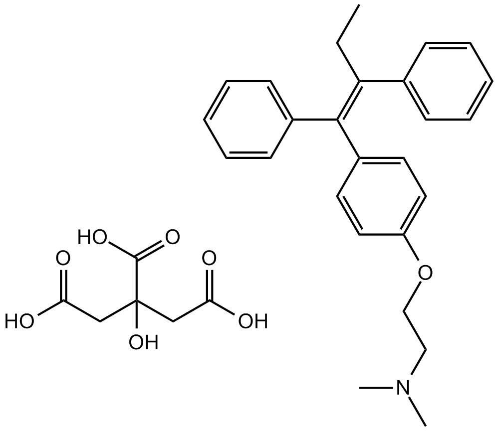 Tamoxifen Citrate Chemical Structure