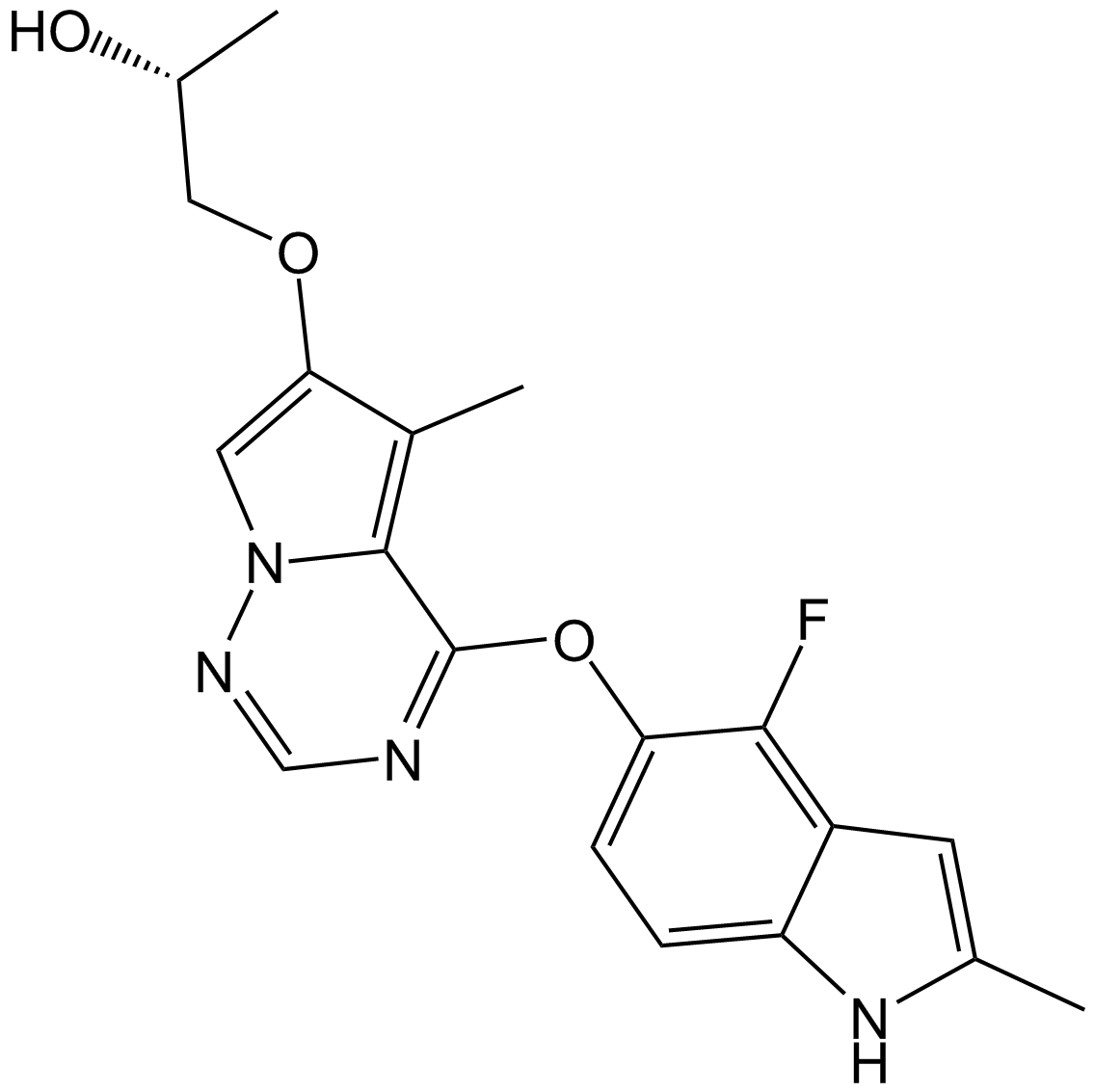 Brivanib (BMS-540215) Chemical Structure