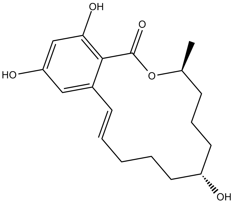 α-Zearalenol Chemical Structure