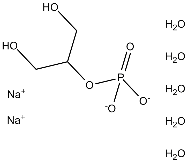 β-Glycerophosphate (sodium salt hydrate) Chemical Structure