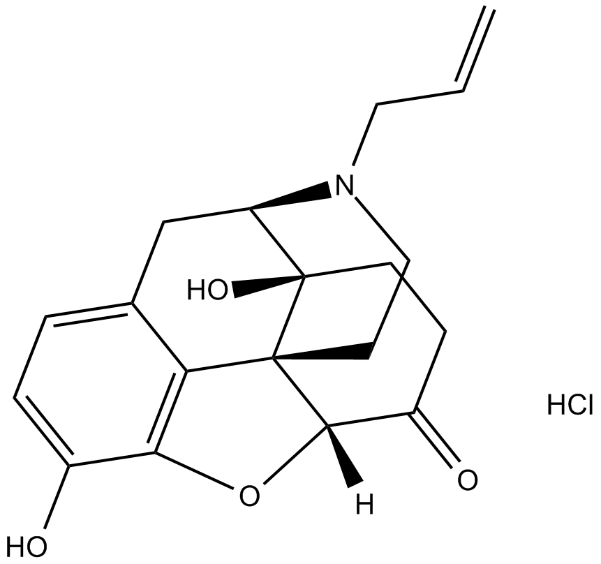 Naloxone (hydrochloride) Chemical Structure
