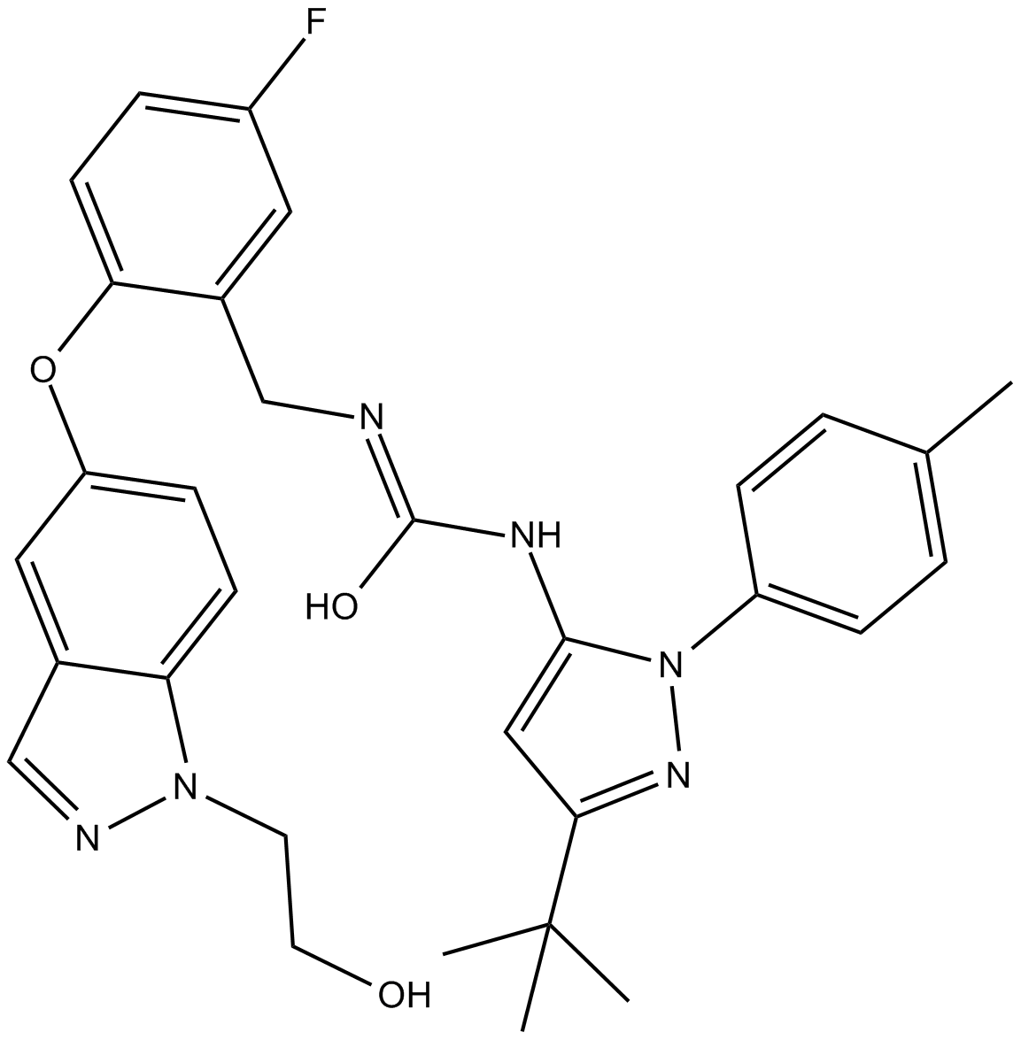 Pexmetinib (ARRY-614) Chemical Structure
