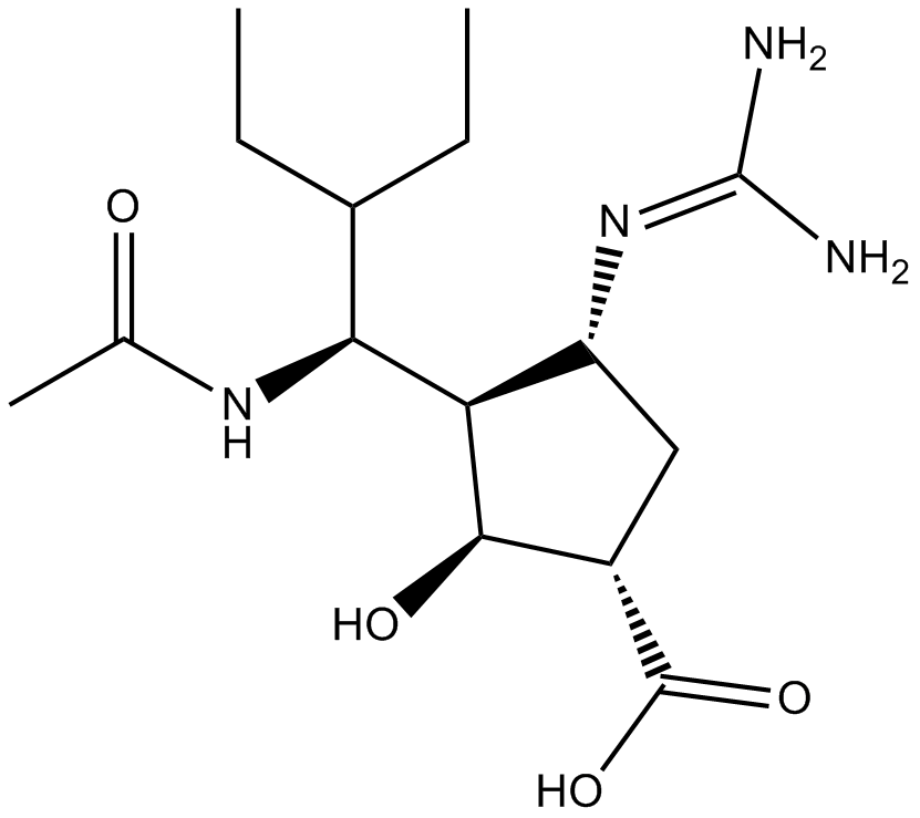 Peramivir Chemical Structure