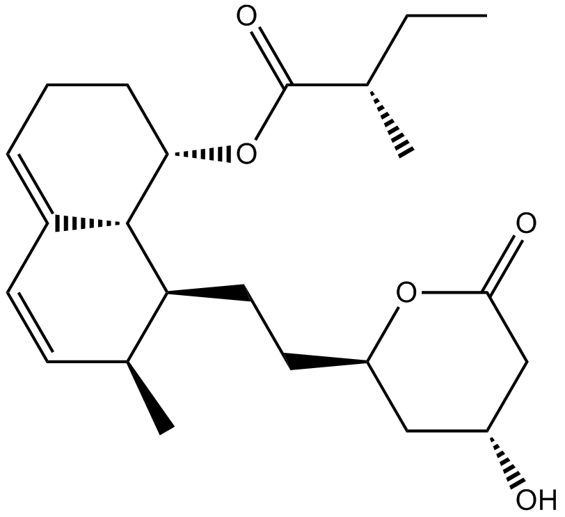 Mevastatin Chemical Structure