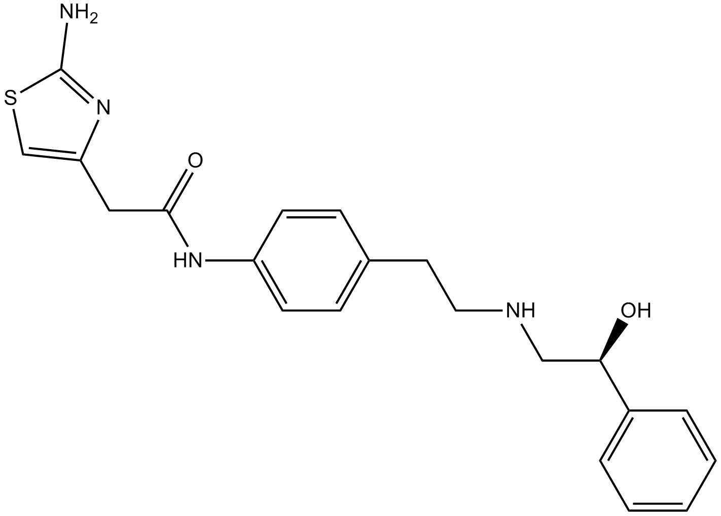 Mirabegron (YM178) Chemical Structure