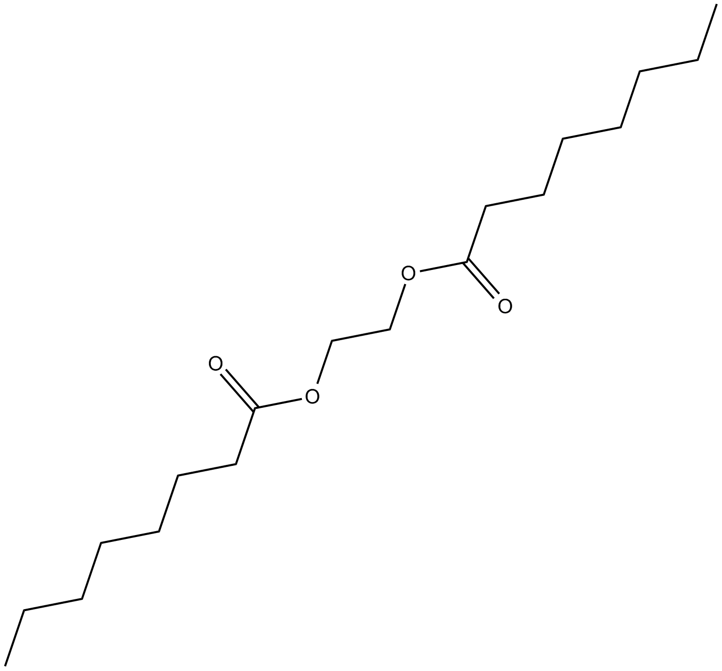Dioctanoylglycol Chemical Structure