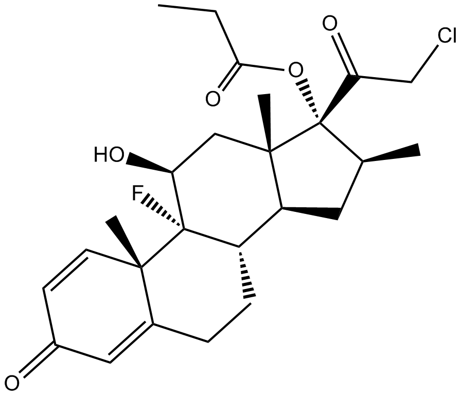Clobetasol propionate Chemical Structure