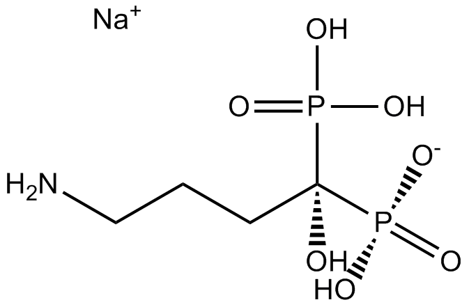 Alendronate sodium Chemical Structure
