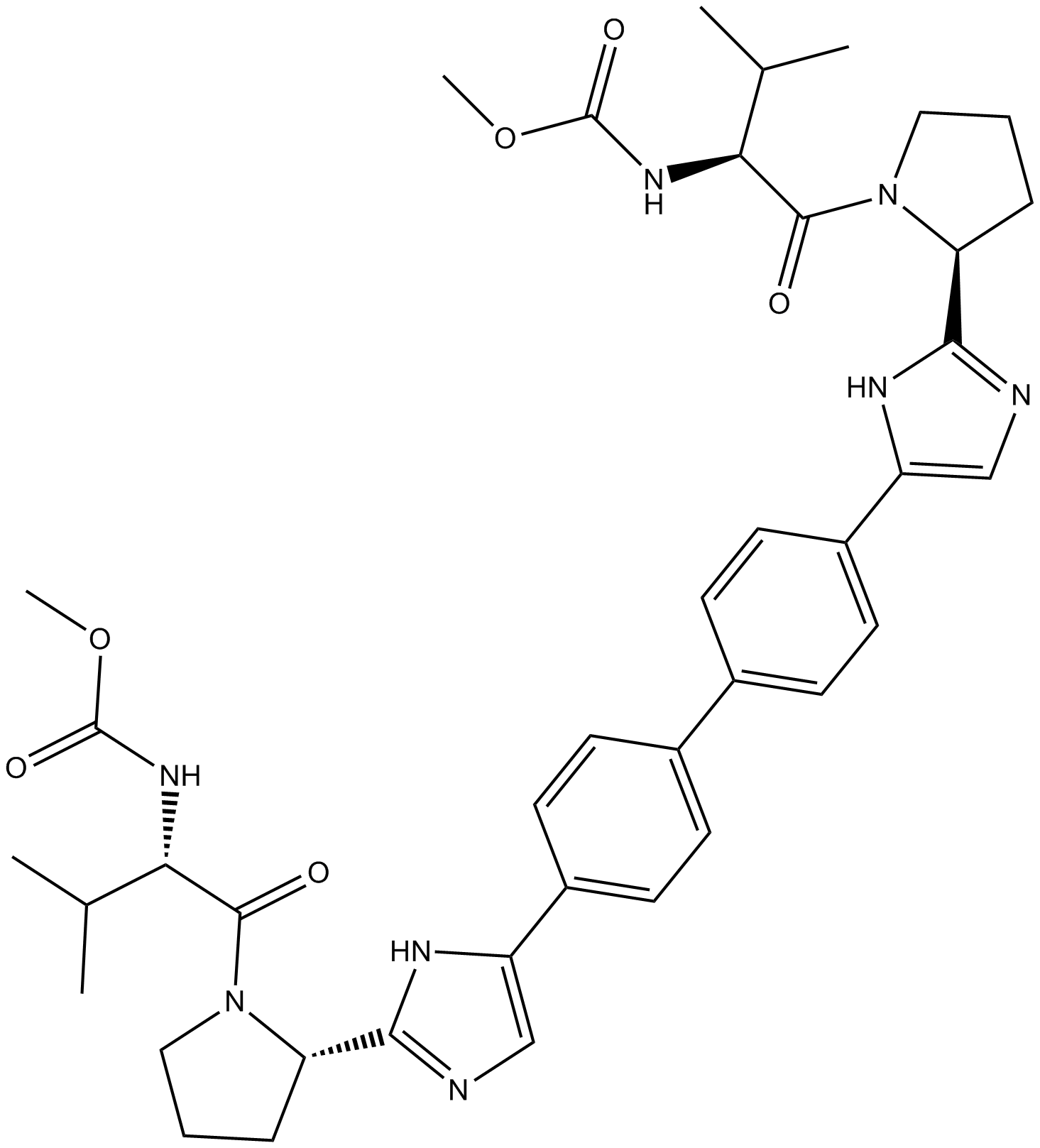 Daclatasvir (BMS-790052) Chemical Structure