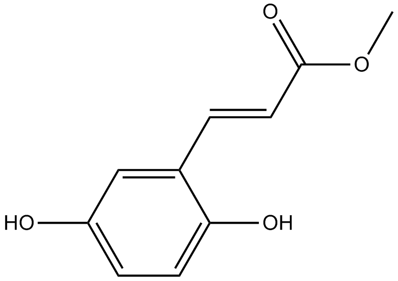 Methyl 2,5-dihydroxycinnamate Chemical Structure