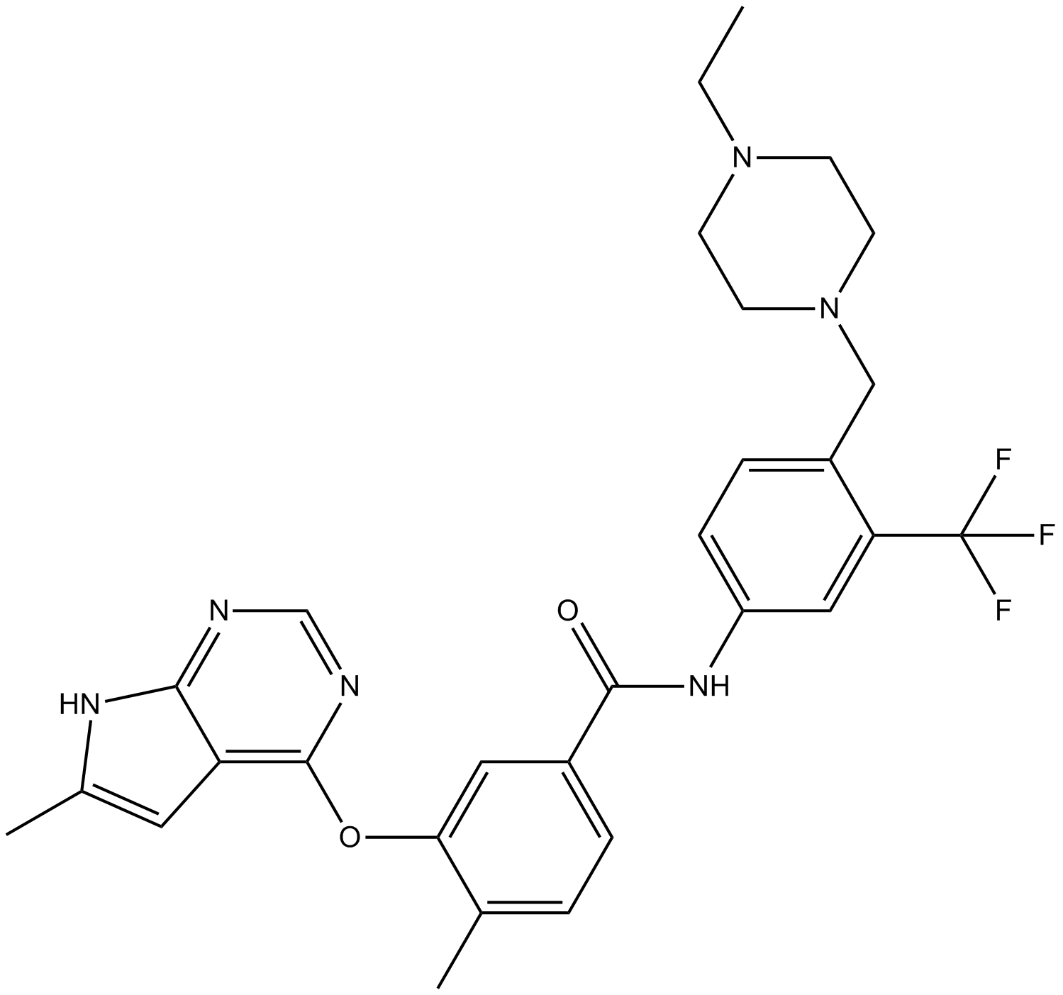 B-Raf inhibitor Chemical Structure