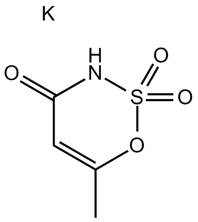Acesulfame Potassium Chemical Structure