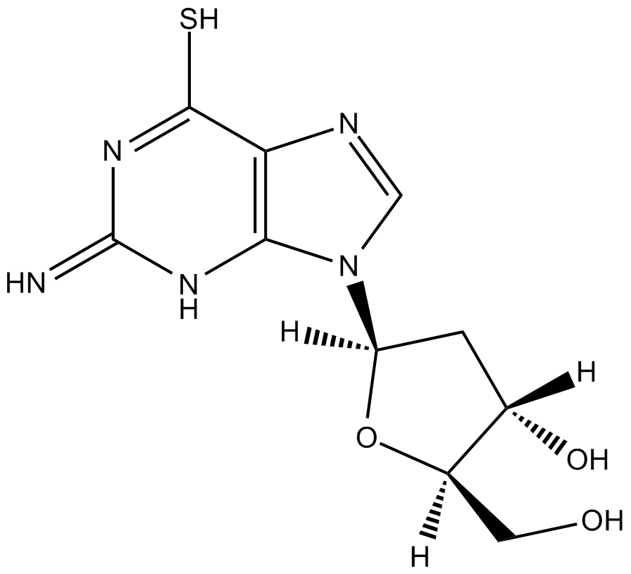 6-Thio-dG Chemical Structure