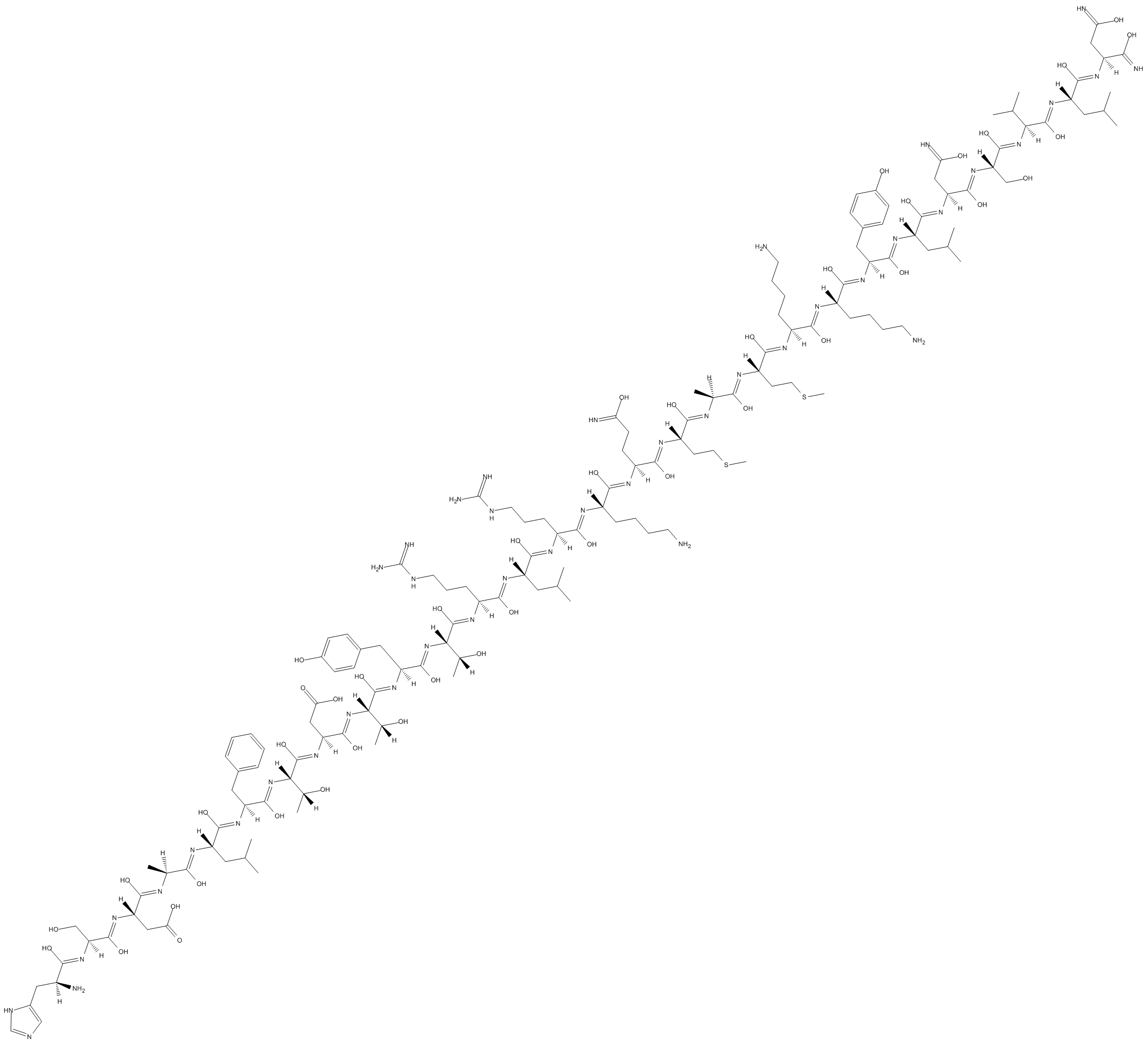 VIP (guinea pig) Chemical Structure