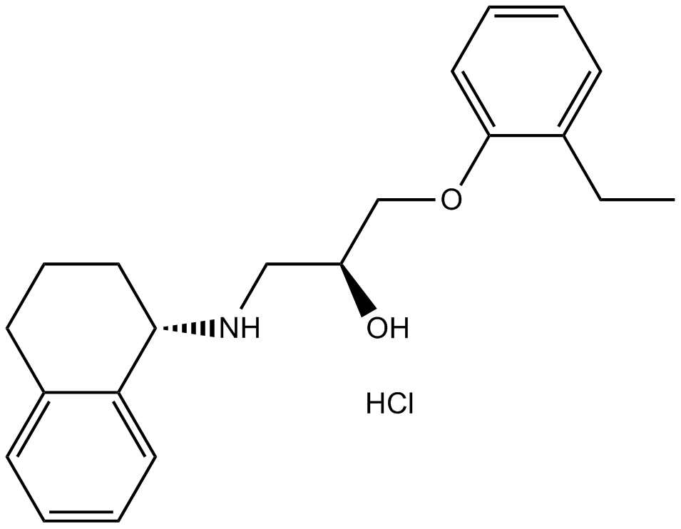 SR 59230A hydrochloride Chemical Structure