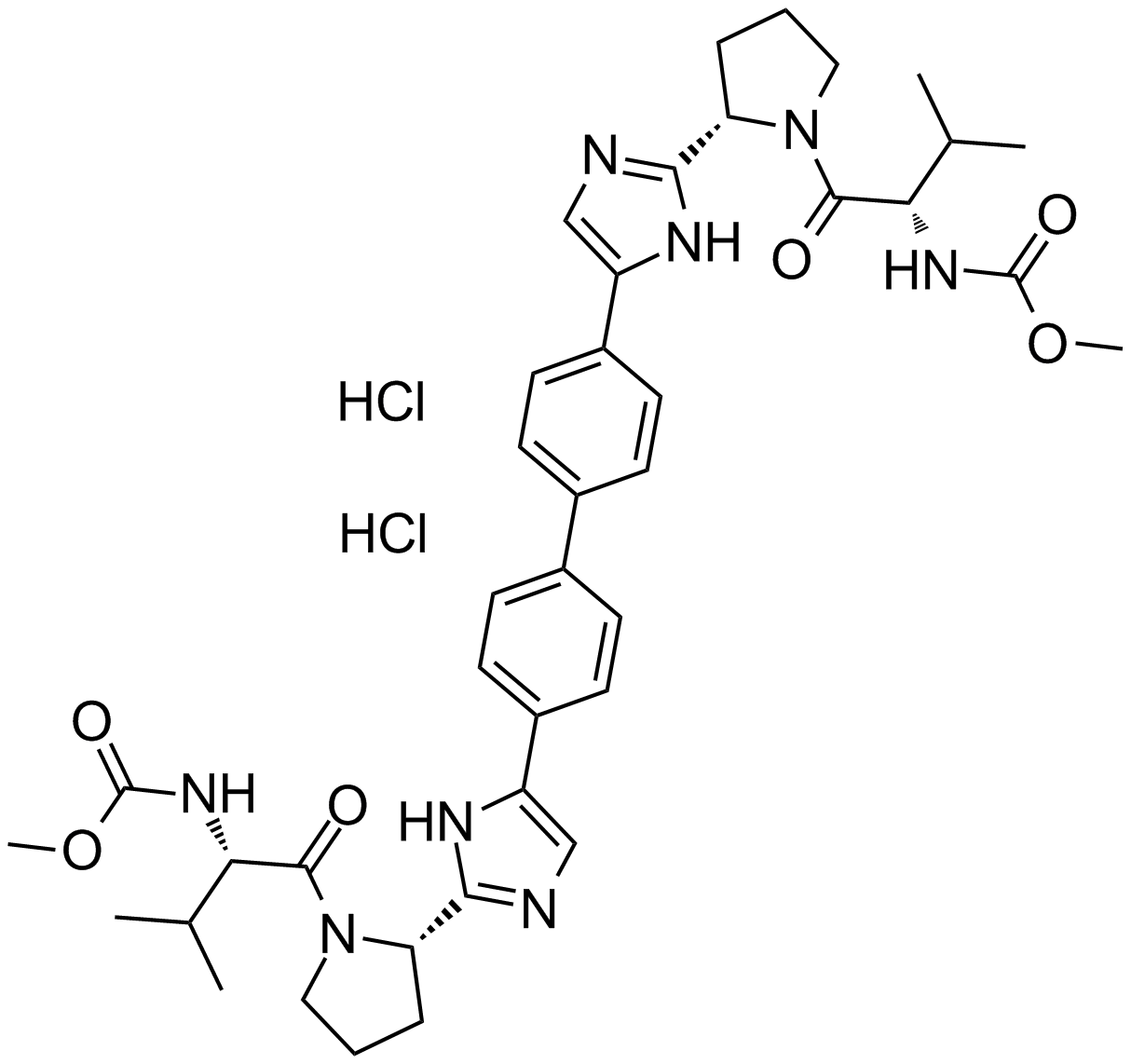 Daclatasvir dihydrochloride Chemical Structure