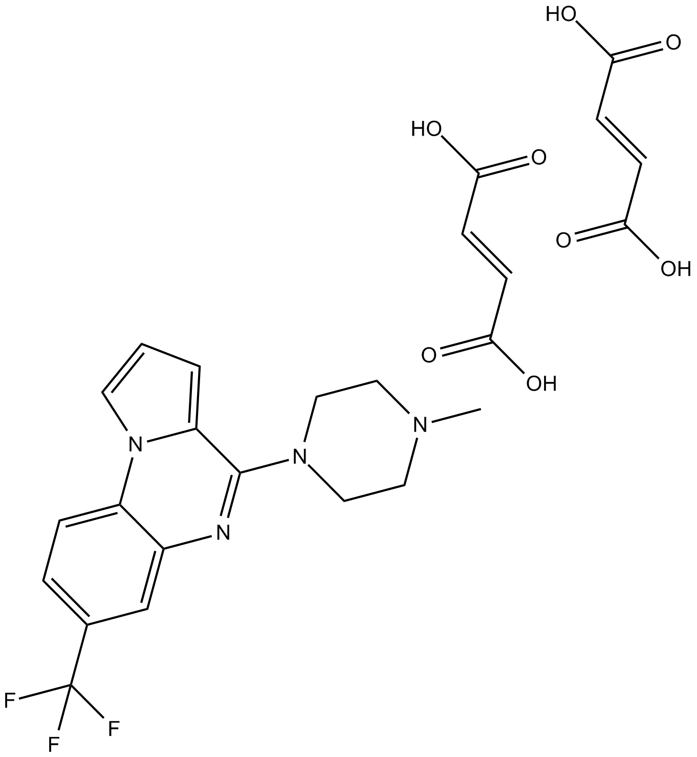 CGS 12066B dimaleate Chemical Structure