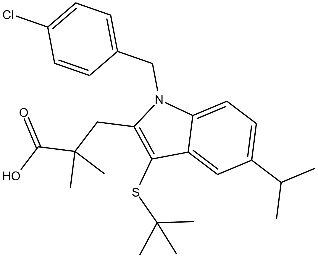 MK 886 Chemical Structure