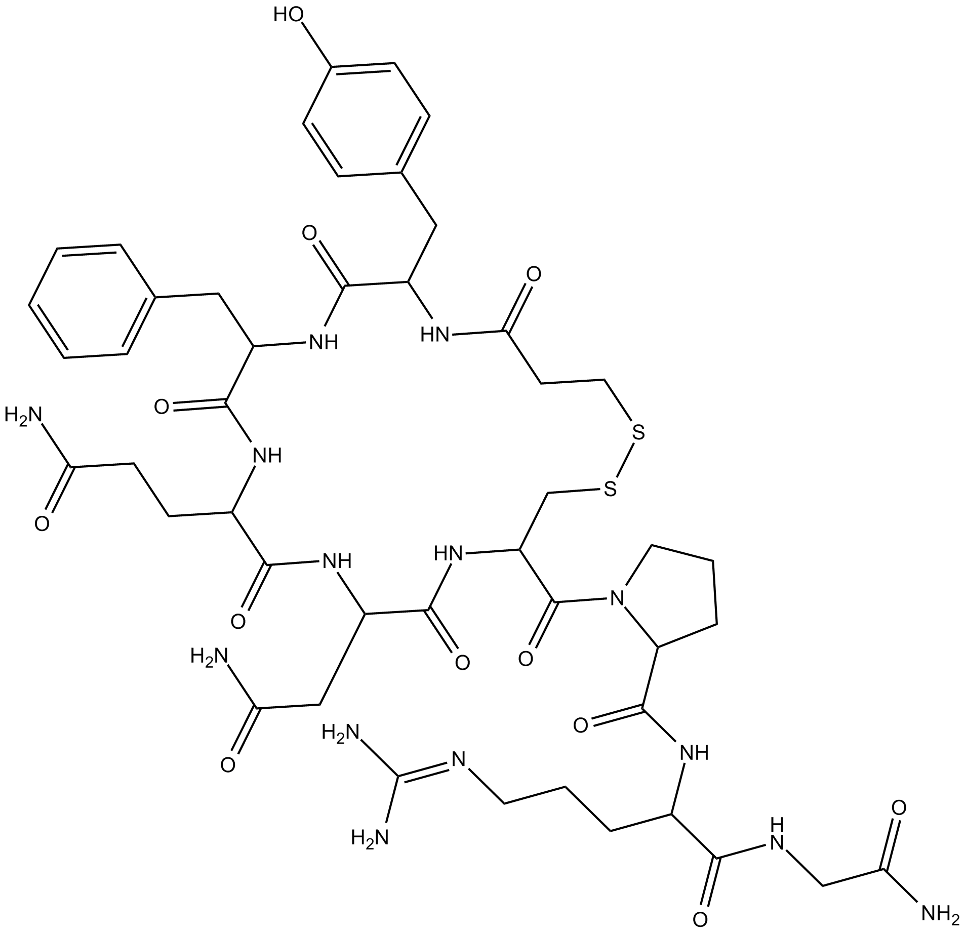 Desmopressin Chemical Structure