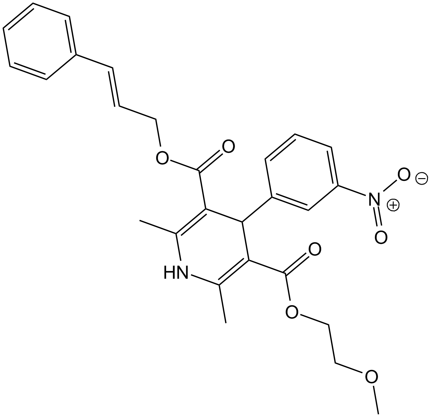 Cilnidipine Chemical Structure