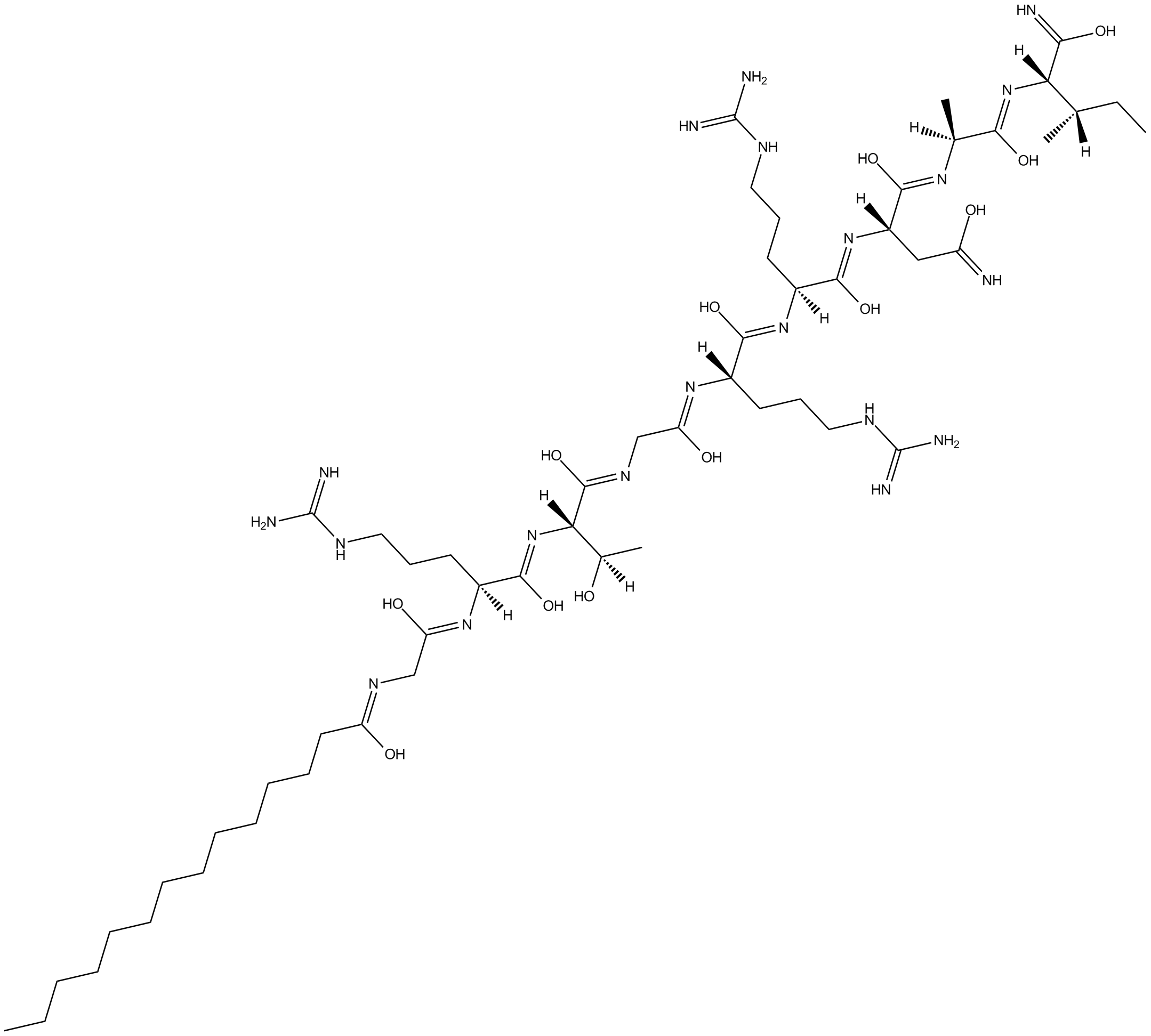 PKI 14-22 amide, myristoylated Chemical Structure