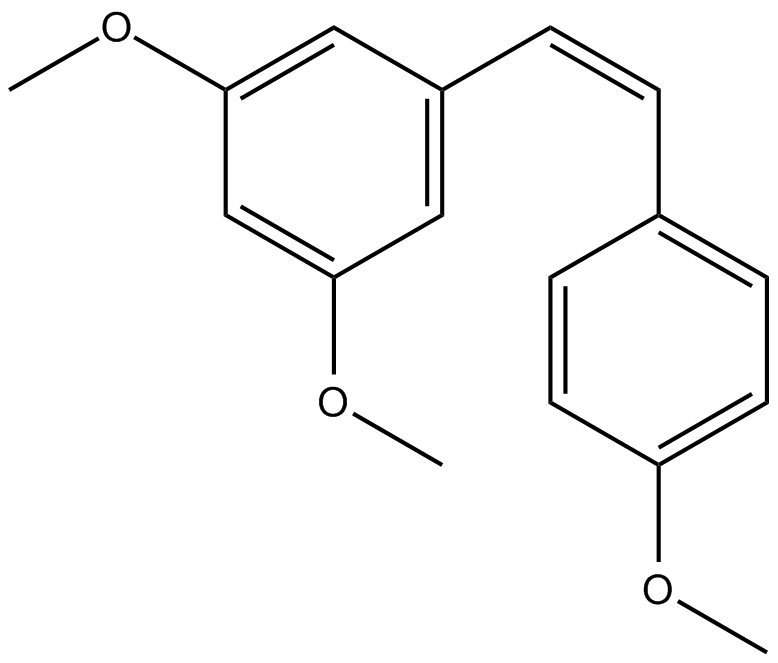 cis-trismethoxy Resveratrol Chemical Structure