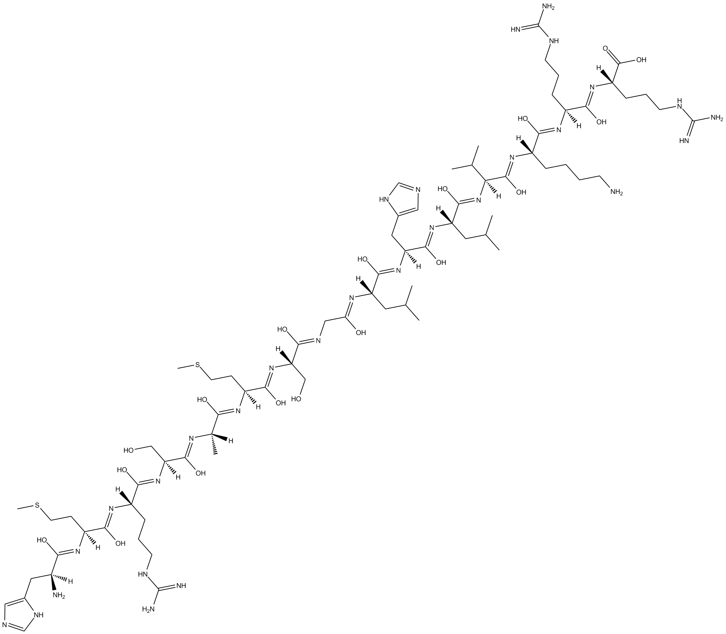SAMS Peptide Chemical Structure