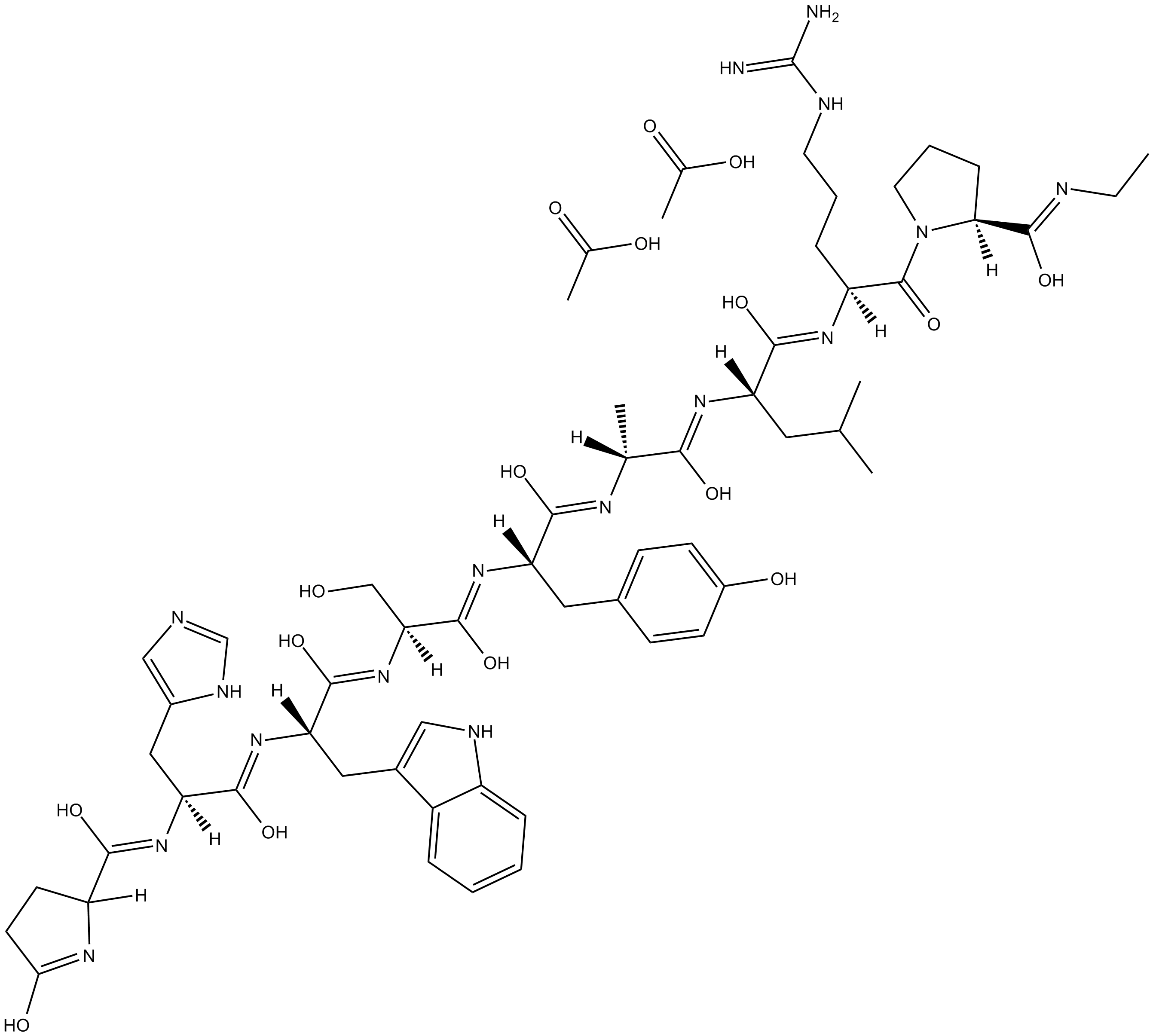 Alarelin Acetate Chemical Structure