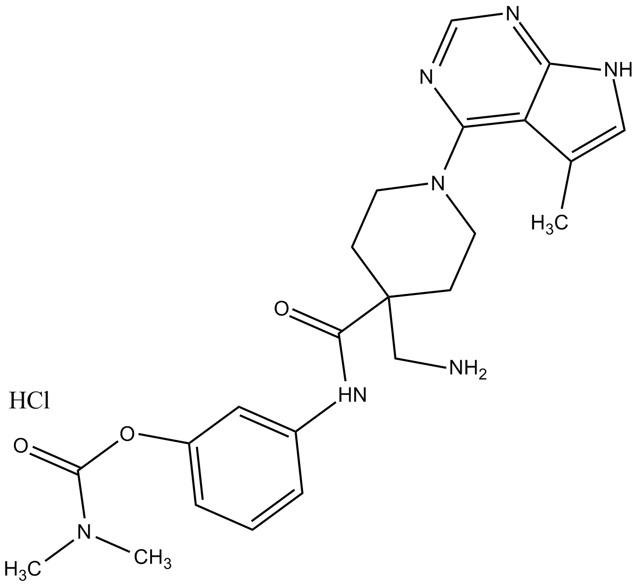 LX7101 HCL Chemical Structure