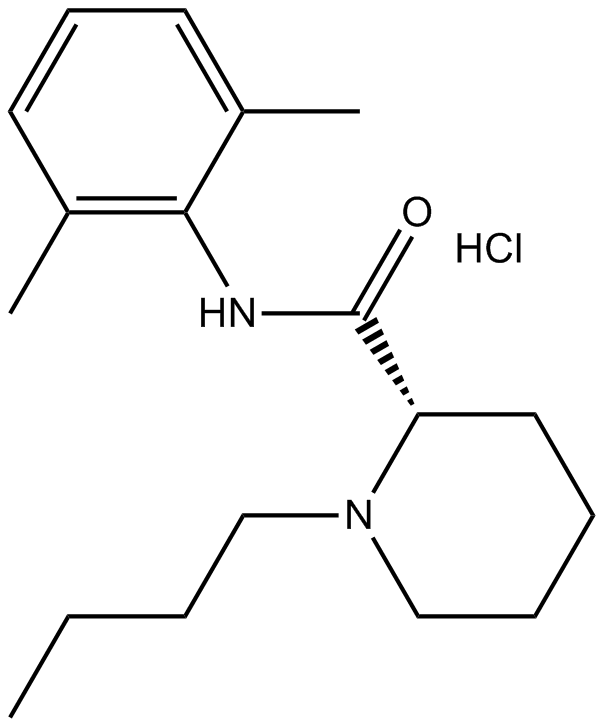 Bupivacaine HCl Chemical Structure