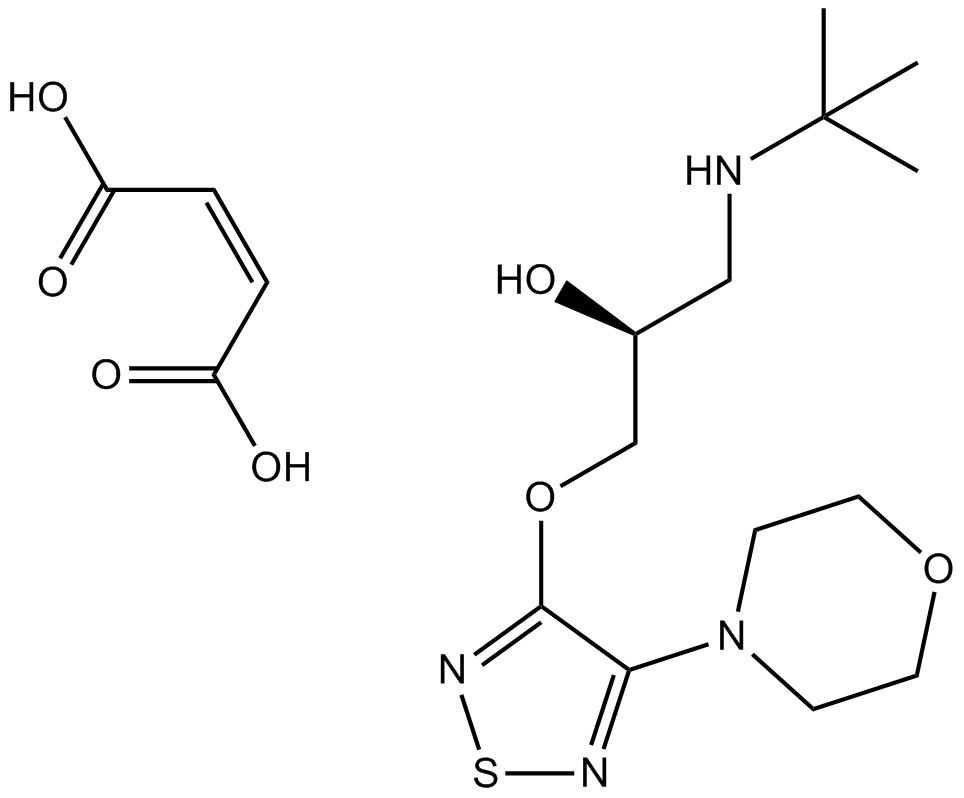 Timolol Maleate Chemical Structure